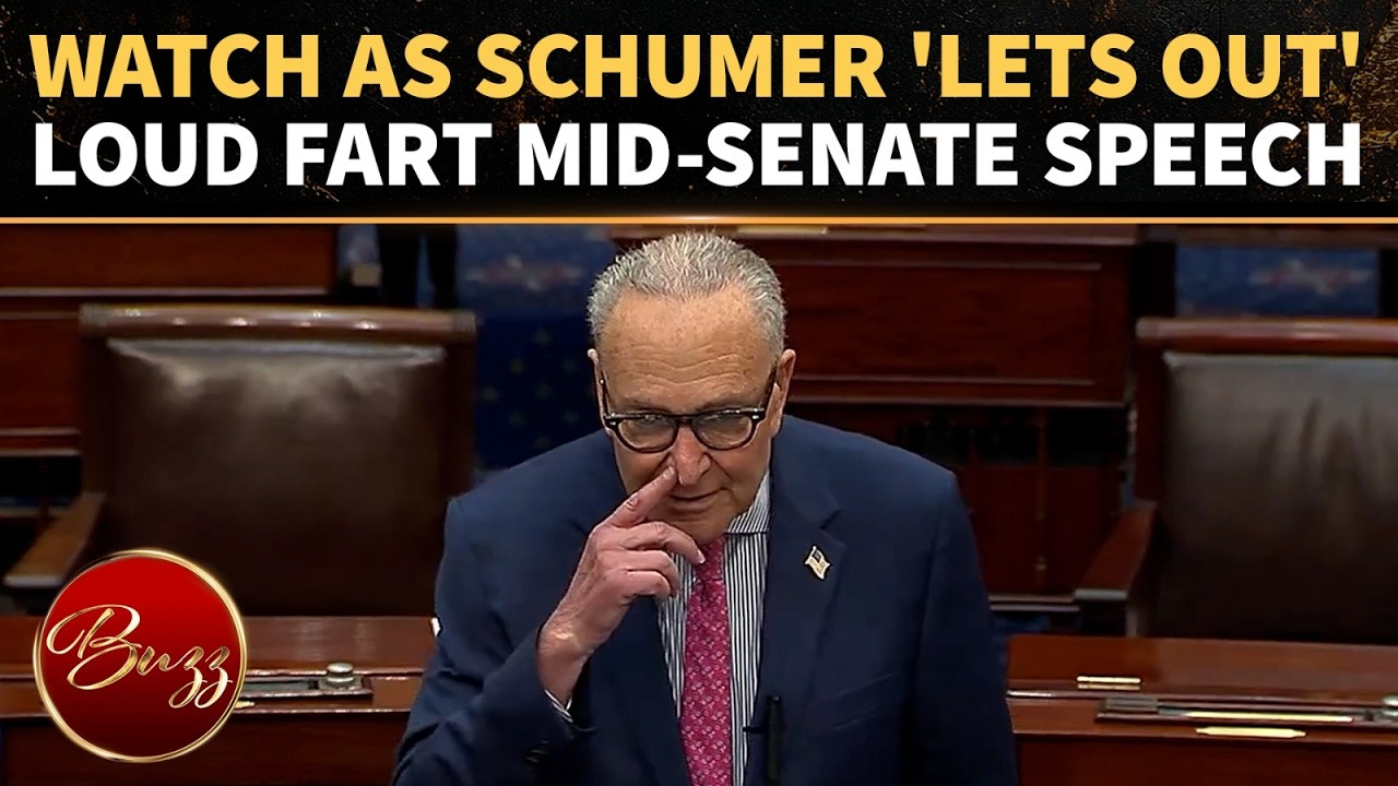 Chuck Schumer CAUGHT 'FARTING' On Hot Mic? Senate Floor Moment Goes Viral Mid-Trump Attack