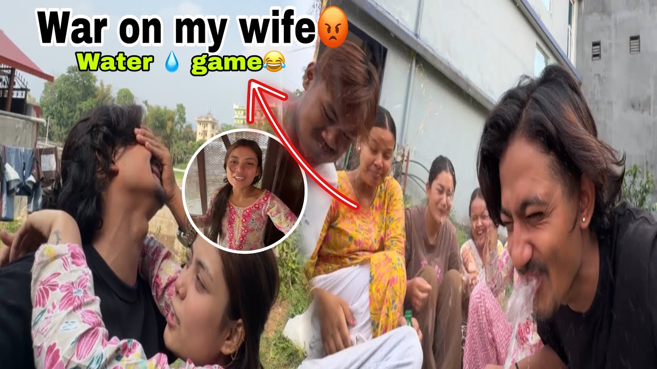 Buda Bude ko khatra war vio😡Crazy Squid Saga water game Khaleyo😂reaction!!
