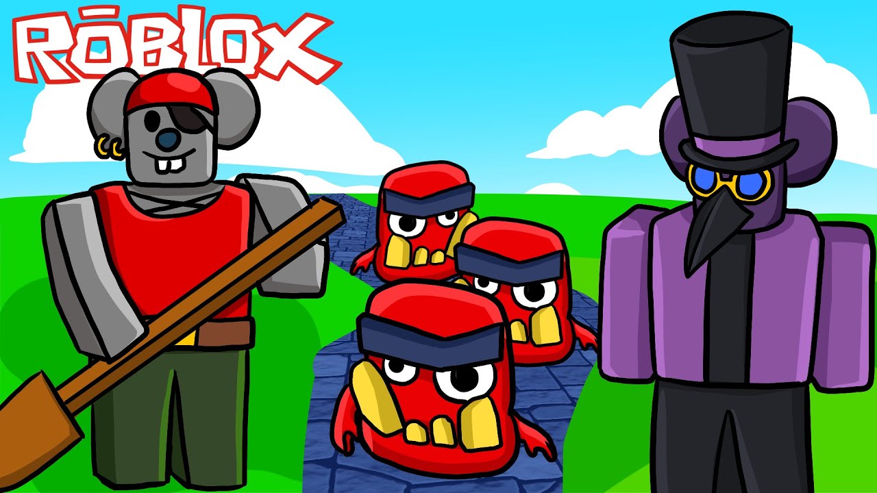 SEROWY PIRAT I SEROWY NEKROMANTA W TOWER DEFENSE! | ROBLOX