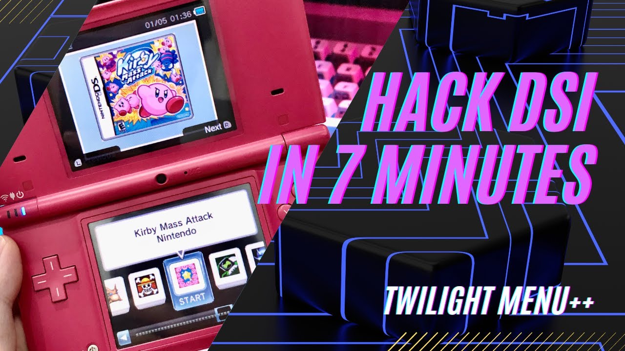 Hack Nintendo DSi trong 7 phút ( Cách nhanh nhất - TWiLightMenu ++ )