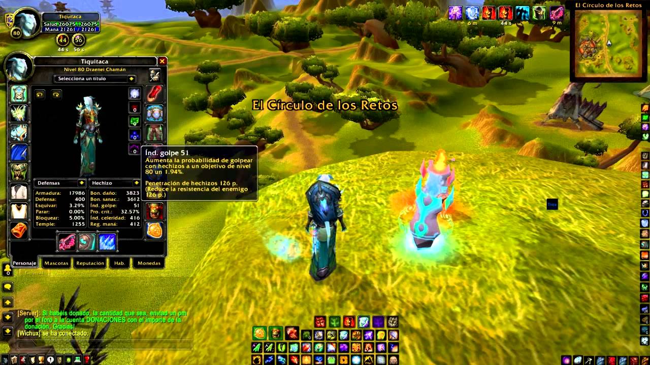 2 - [Chaman Elemental] - Glifos + Equipo (PvP)