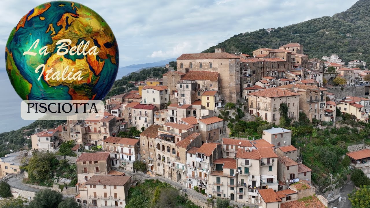 Pisciotta (SA) - Cilento - Campania - Italy - Video panoramico