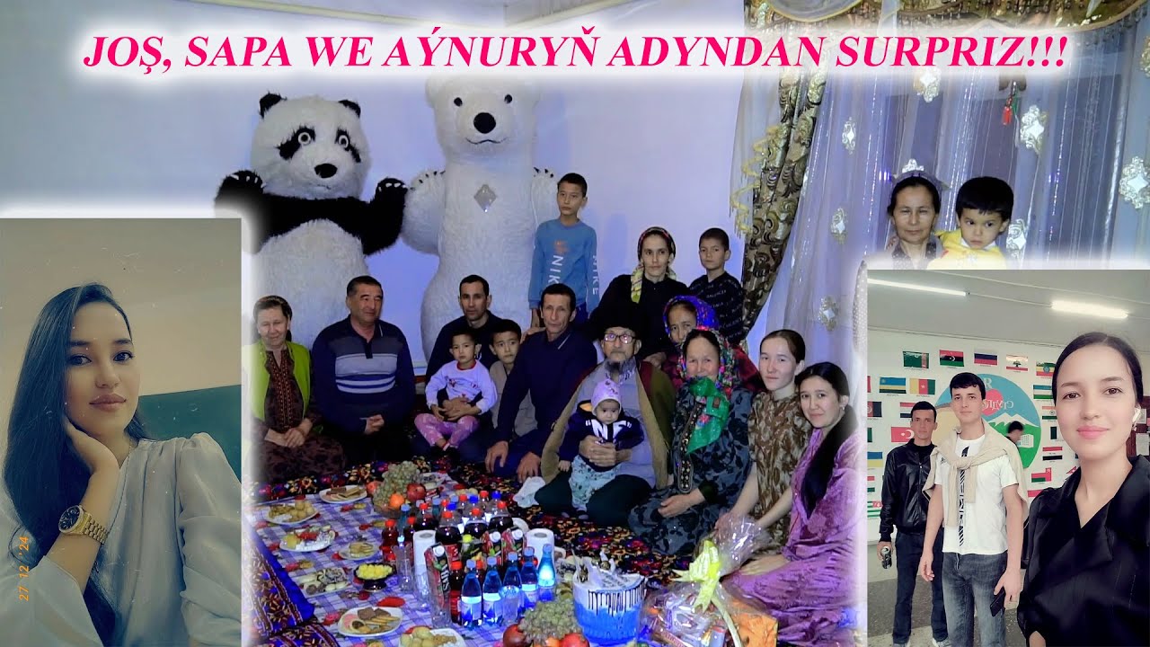 SURPRIZ 25/ JOSH, SAPA WE AYNURYN ADYNDAN/ S.TURKMENBASHY/ AZATLYK/ NURTAY/ JEYHUN PRO/