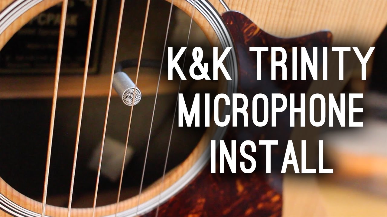 K&K Trinity Microphone Installation on Martin GPCPA5K