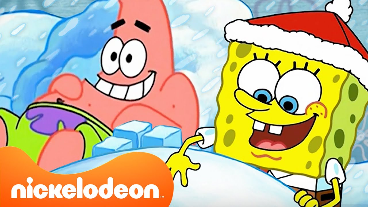 Губка Боб | Снежный день со Спанч Бобом и друзьями! ☃️ | 30 минут | Nickelodeon Cyrillic
