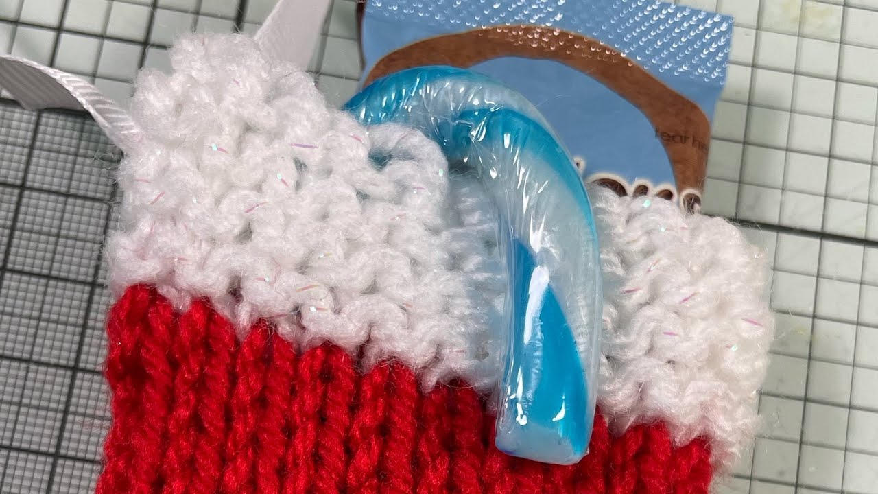 Lets Do some Knitting And Create Mini Stocking for christmas