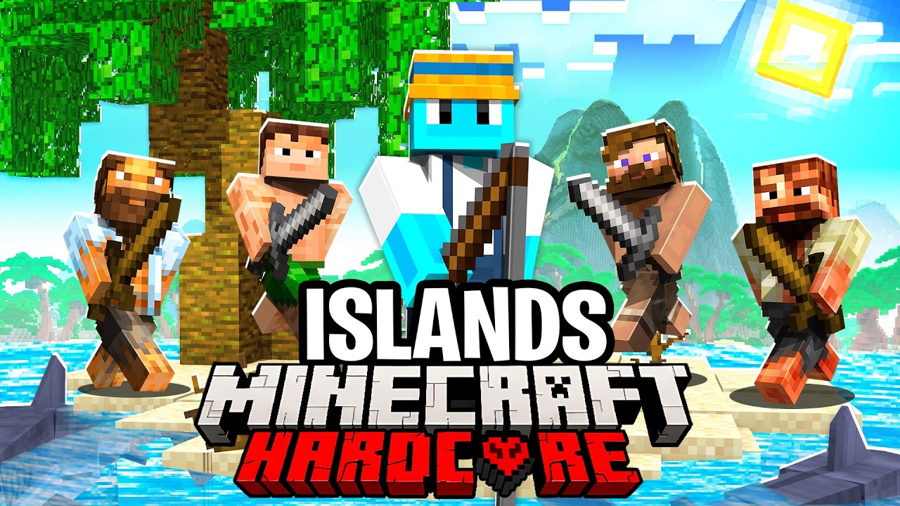100 Players Simulate an Islands Purge in Minecraft!