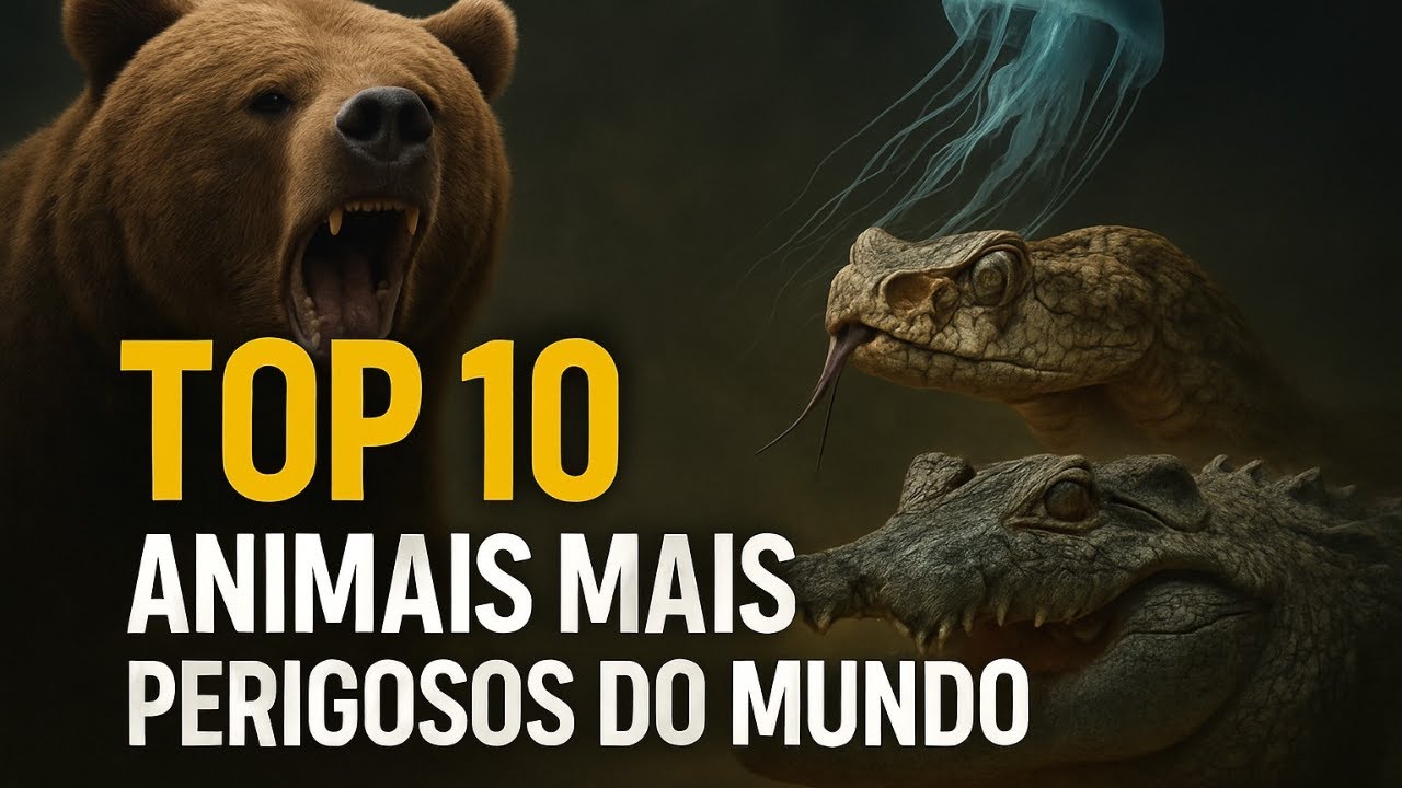 Os TOP 10 Animais Mais Perigosos do Mundo