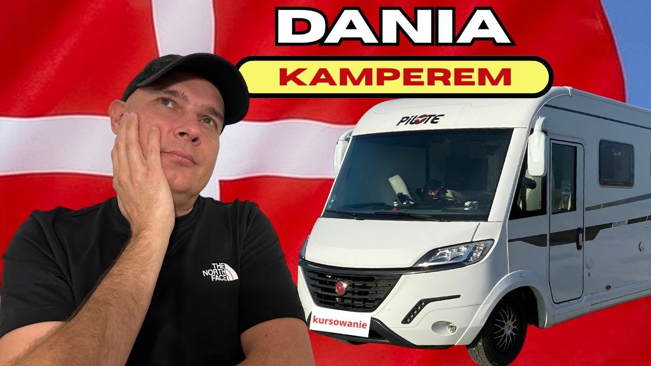 KAMPEREM przez DANIĘ !! Klify Stevns, zamek Hamleta, Kopenhaga łodzią.