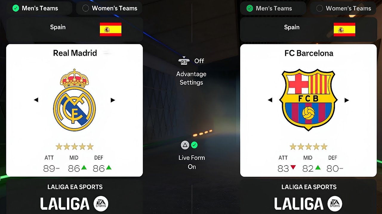 EA SPORTS FC 25 - All Teams List