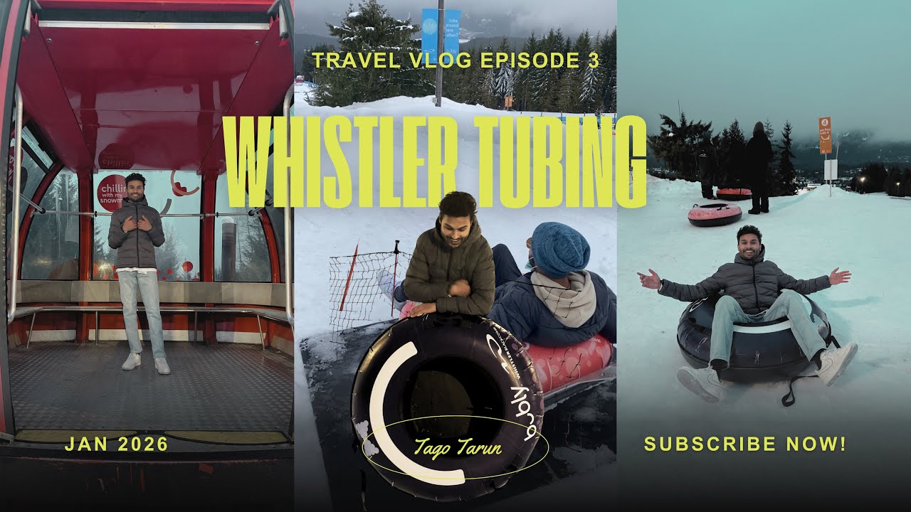 From Surrey to Whistler ❄️ | Extreme Tube Sliding Adventure 