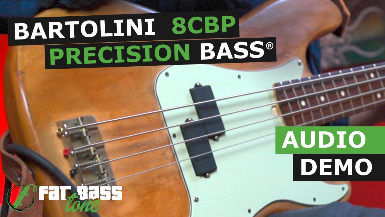 Bartolini 8CBP Precision Bass Pickup Demo