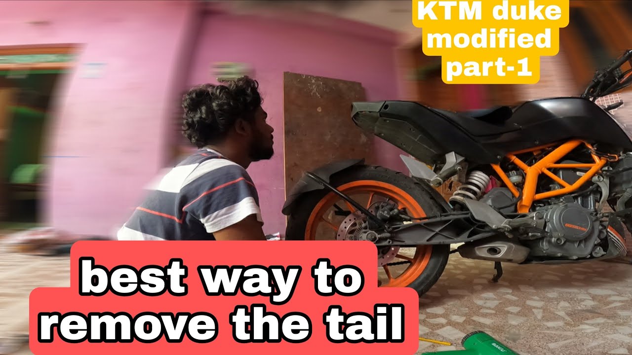 best way to remove the tail |duke modified | part -1 #ktmlover #390 #rc