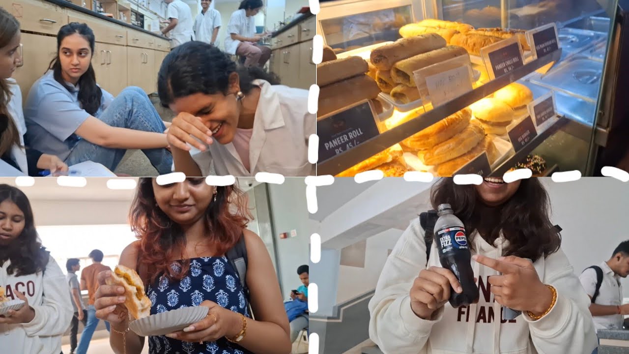 Reviewing Our College Food🥀 | Mithibai College | Pepsi VS pepsi black💥