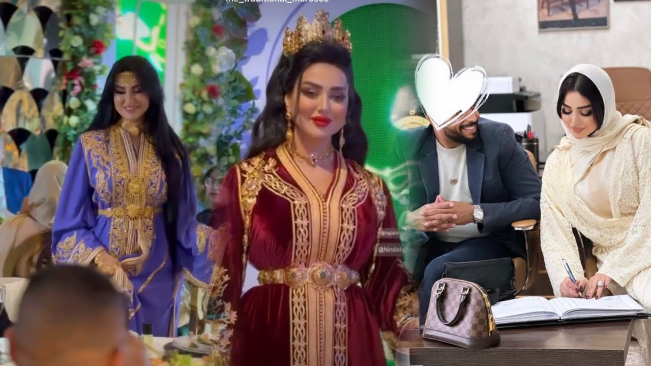 عرس اسطوري للمغربية هند مكاوي  👰‍♀️من رجل خليجي 💣 العرس المغربي ديما يفوز 🌸
