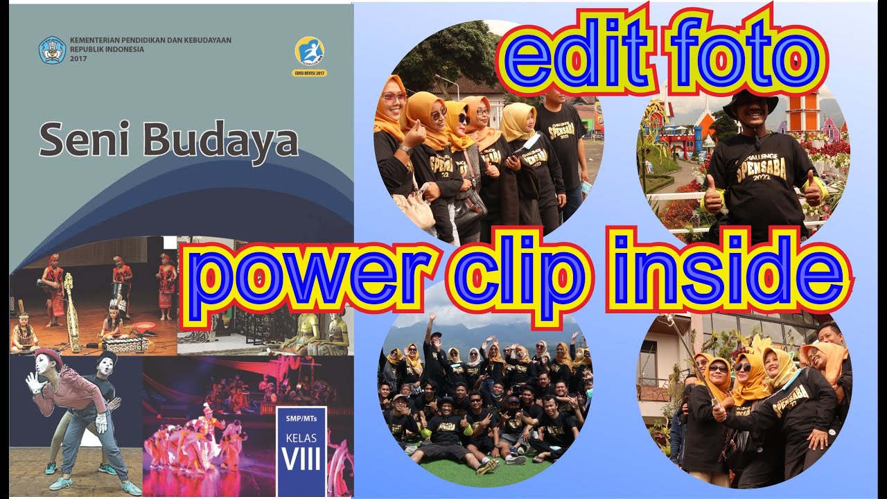 Edit Foto clip inside cara mudah corel draw gambar poster