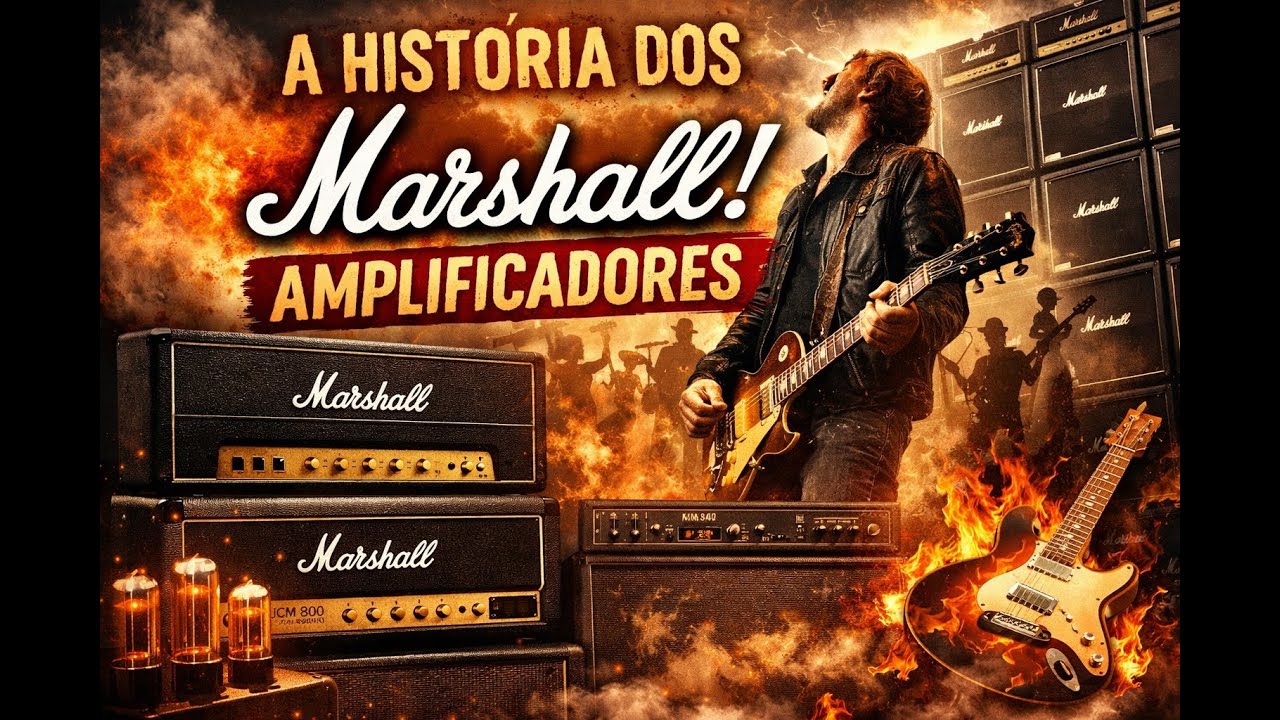 A História dos Amplificadores Marshall: O Som Que Definiu o Rock