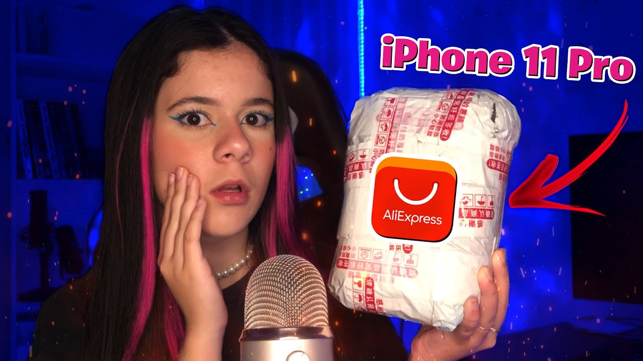 ASMR Unboxing meu novo iPhone 11 Pro do Aliexpress