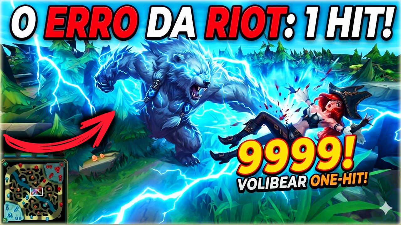 O ERRO DA RIOT QUE CRIOU UM MONSTRO: VOLIBEAR ONE-HIT VOLTOU!