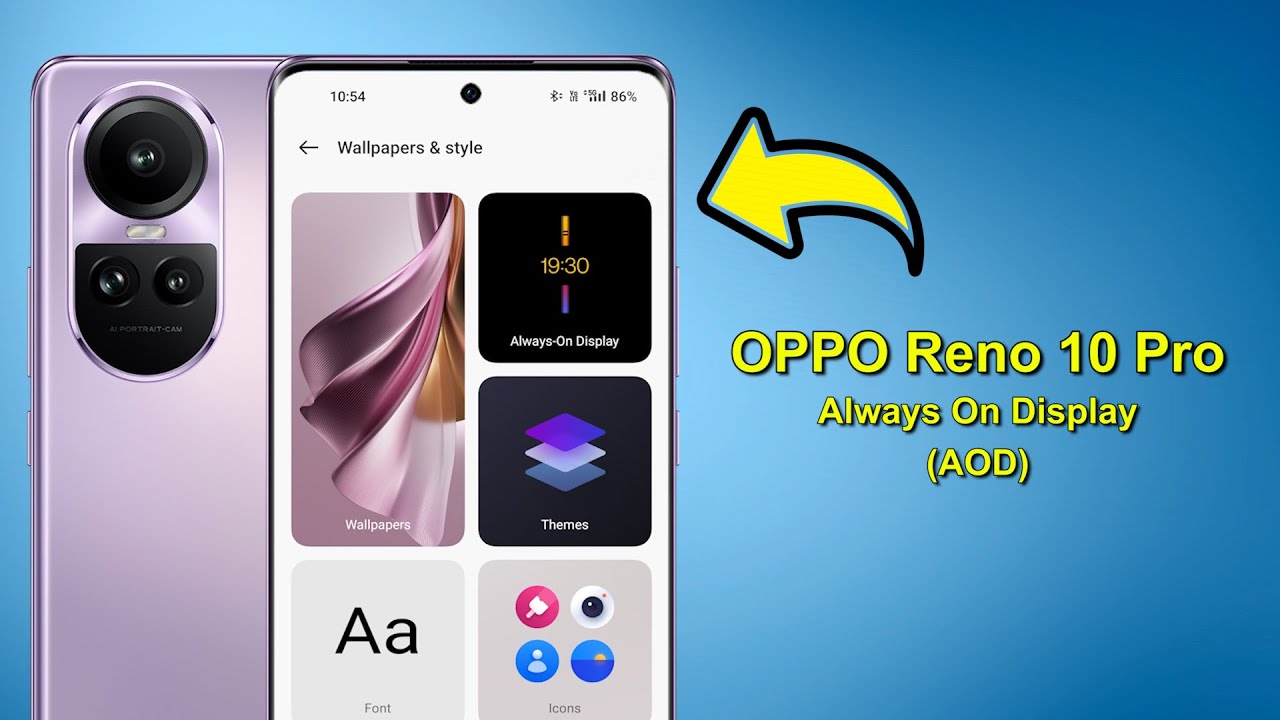 OPPO Reno 10 Pro Always On Display (AOD) l Enable AOD on OPPO