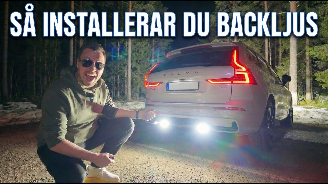 Så installerar du BACKLJUS, diskret och UTAN åverkan! Volvo XC60