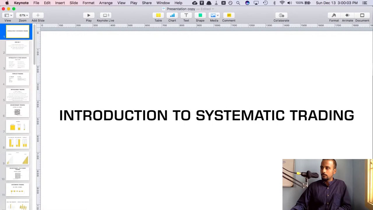 Introduction to Systematic Trading