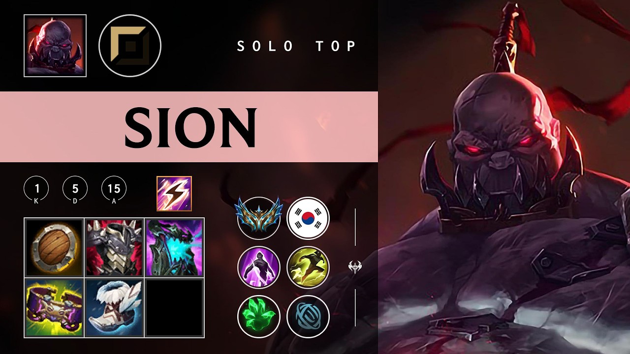 Sion Top vs Aatrox - KR Challenger Patch 26.06