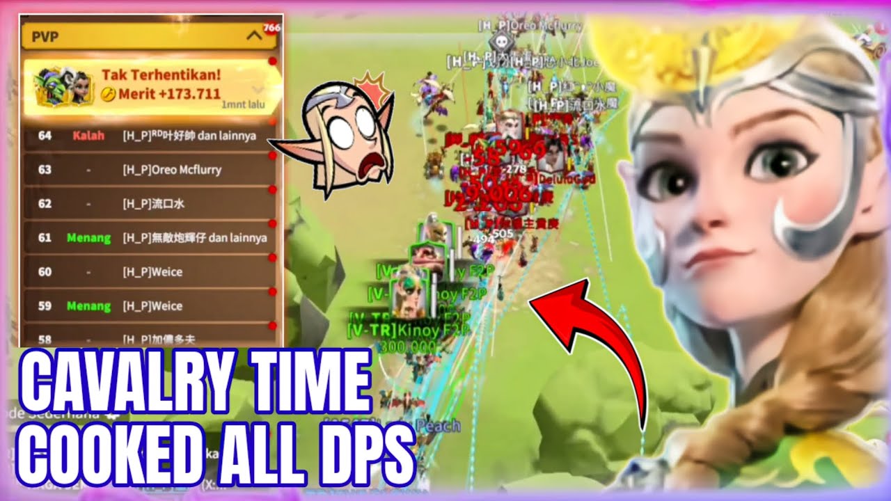 WAR ZONE 1 vs HP‼️fight hard as king with cavalry - call of dragons gameplay