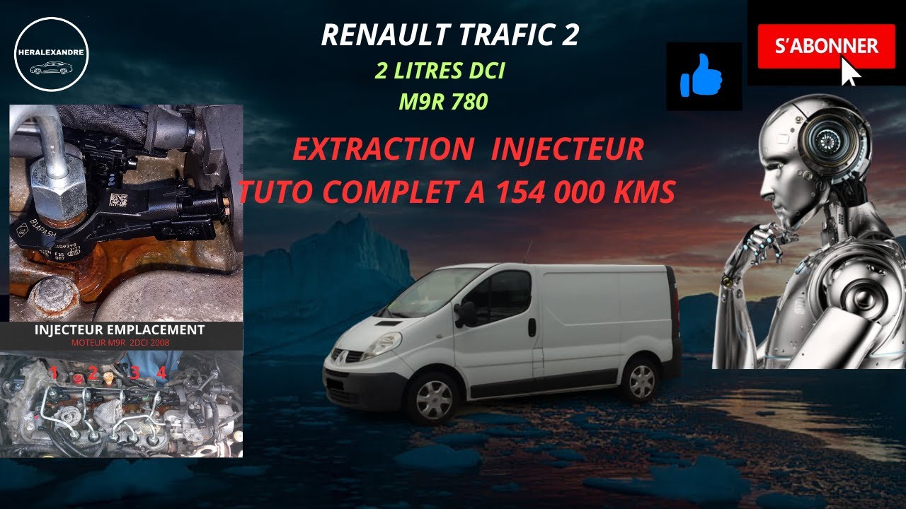 EXTRACTION INJECTEUR   RENAULT TRAFIC2  OPEL  VIVARO SOLUTION TUTO  COMPLET