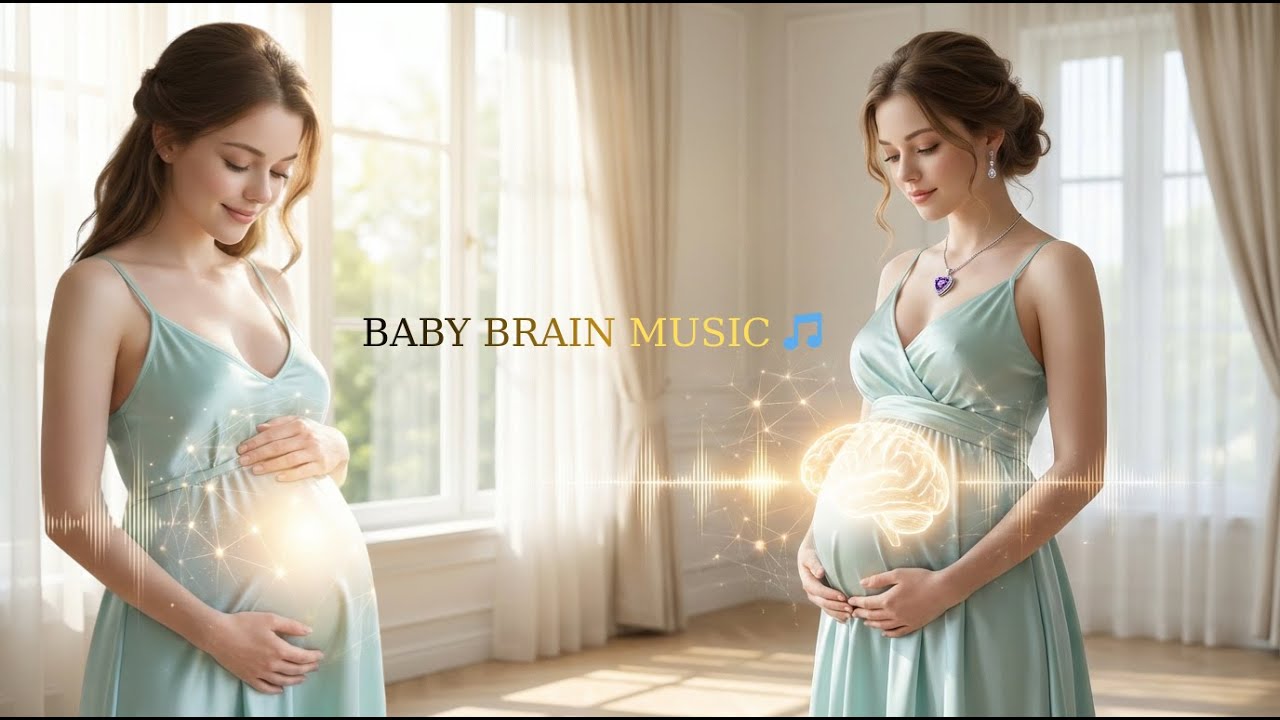 Baby Brain Development Music 🎵 Smart Womb Light for Pregnant Mom & Baby  #BrainDevelopment