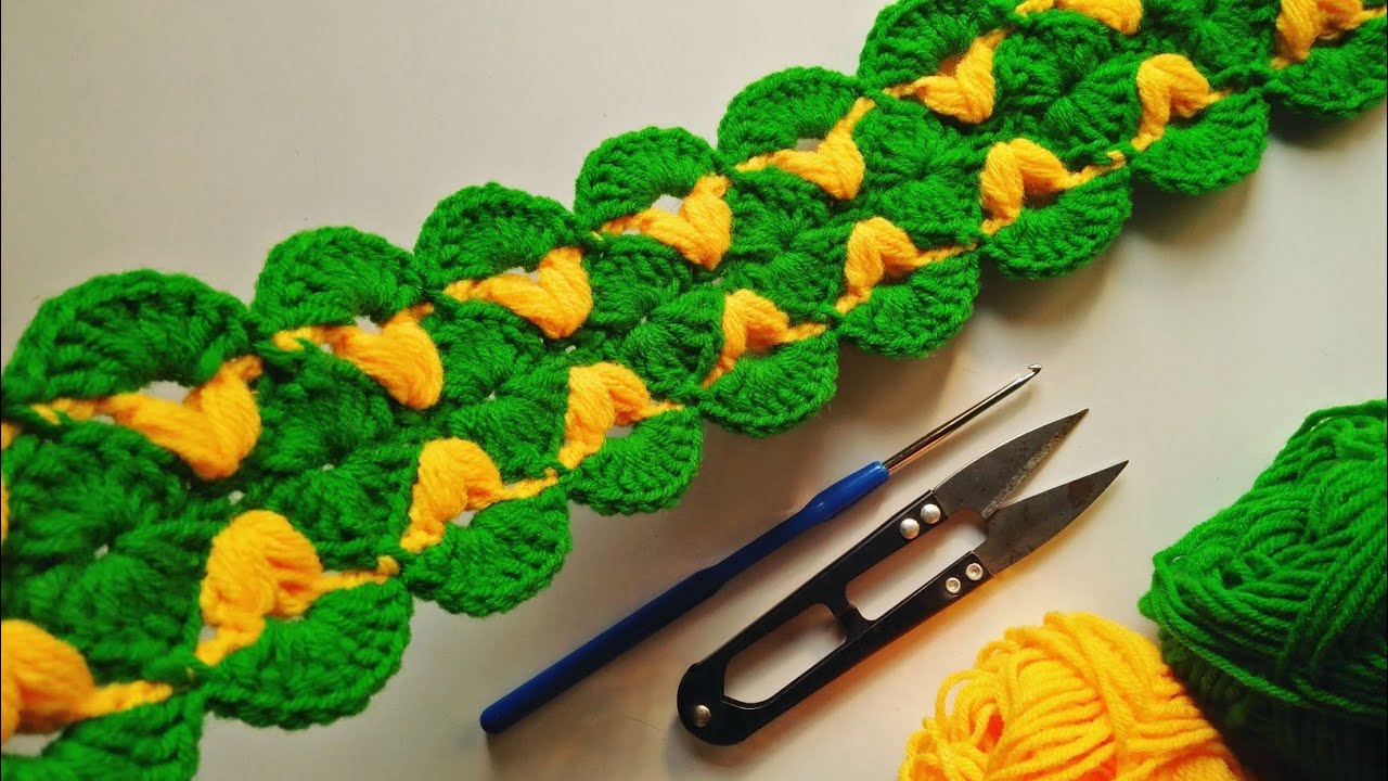 Toran Patti || Woolen Jhalar ki Patti || Crochet Toran Border || Crochet