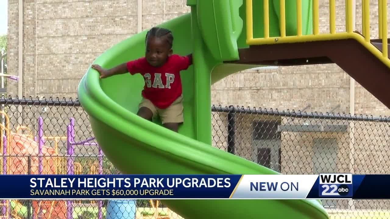 City of Savannah upgrades community playground in Tatemville