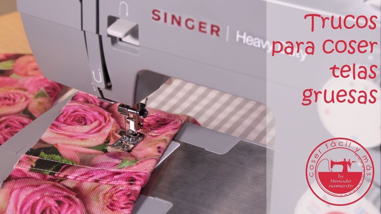Cómo coser telas gruesas, todos los trucos