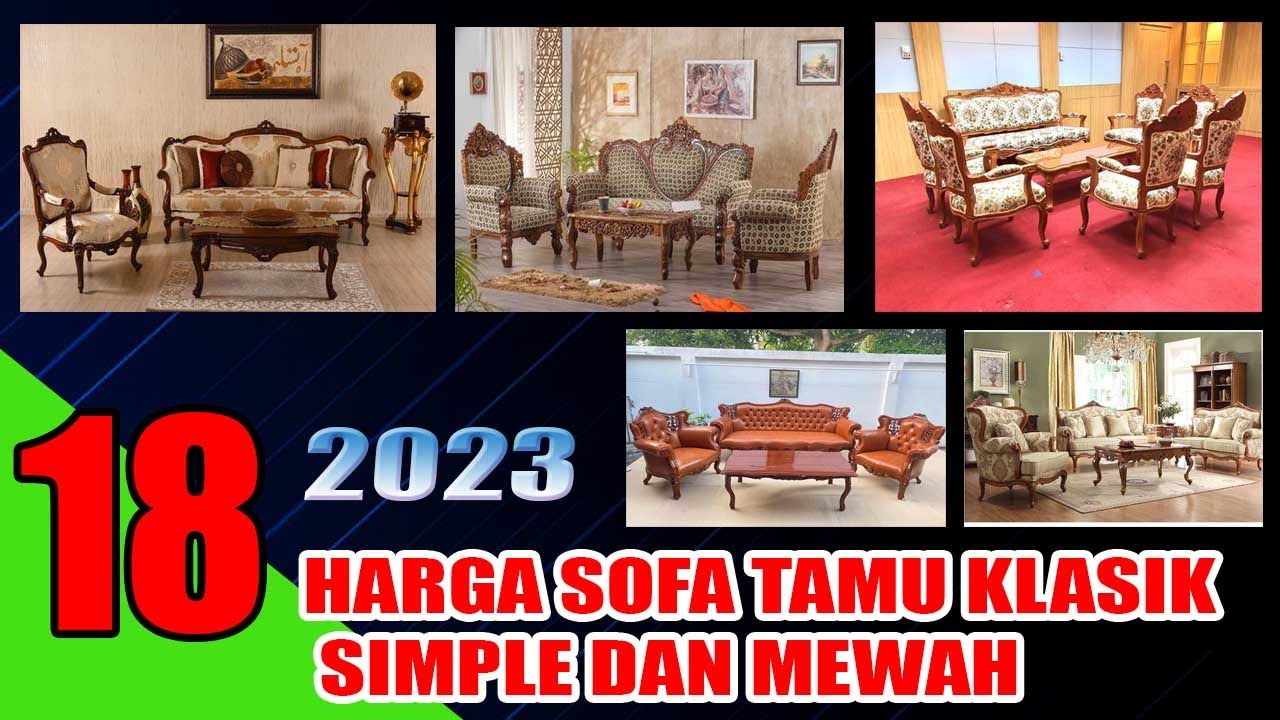 18 Harga SOfa Tamu Mewah klasik model prancis