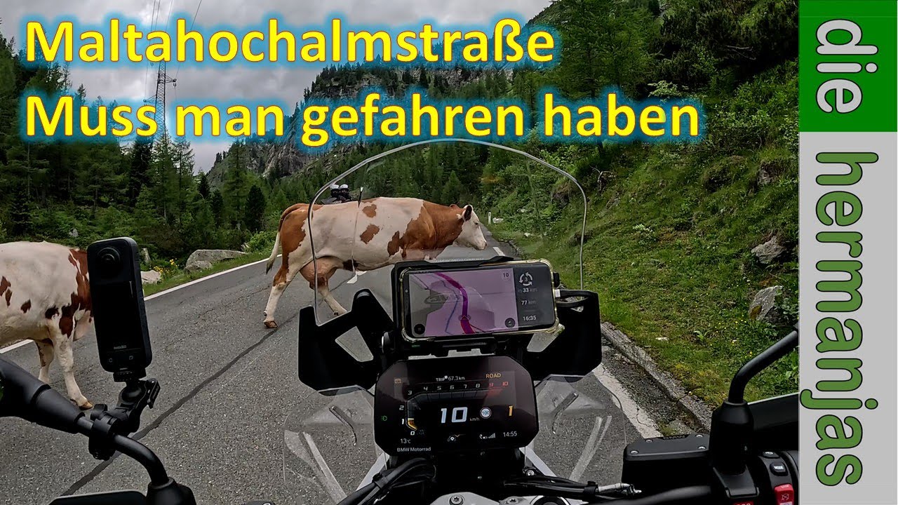 Maltahochalmstraße eine Sackgasse in Kärnten zur 200m hohen Kölnbreinsperre mit ihrem Skywalk. Irre