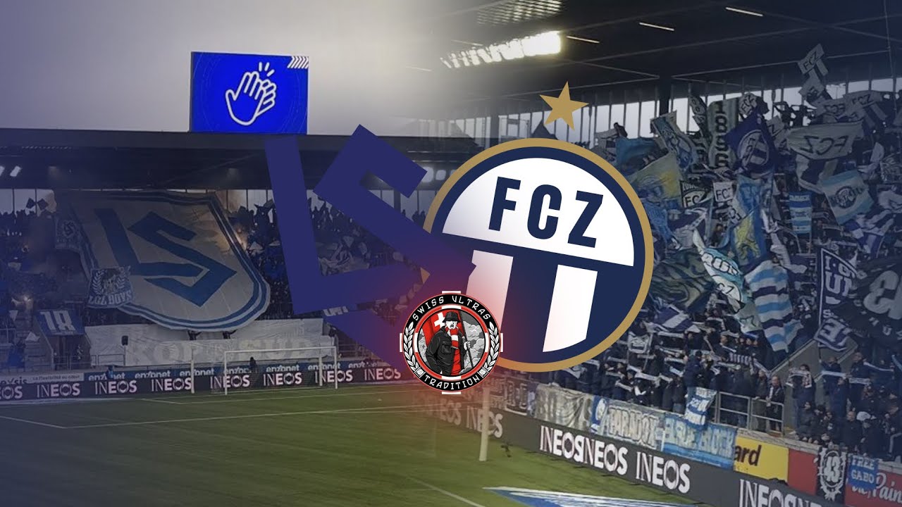 LAUSANNE SPORT VS FC ZÜRICH | 08.12.2024 | Choreo, Pyro, Fanchants | Swiss.Ultras.Tradition