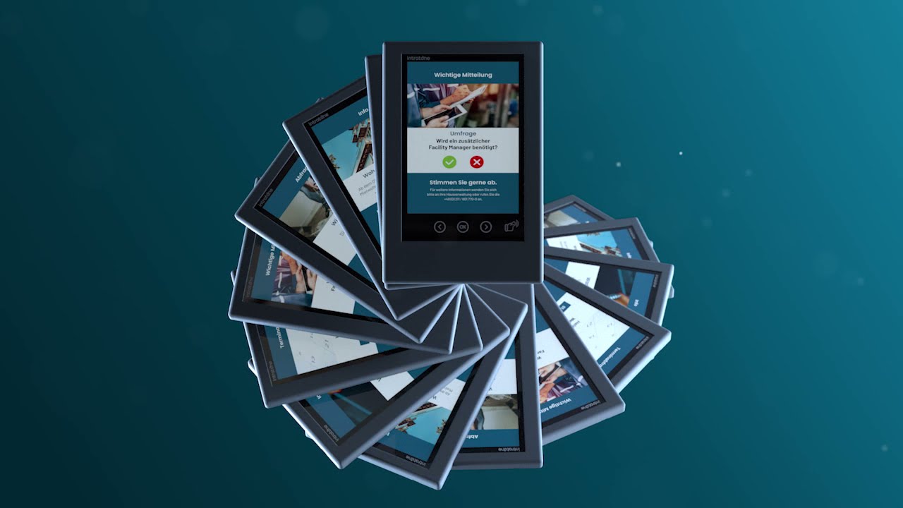 Intratone: Digitales schwarzes Brett – das interaktive Info-Display