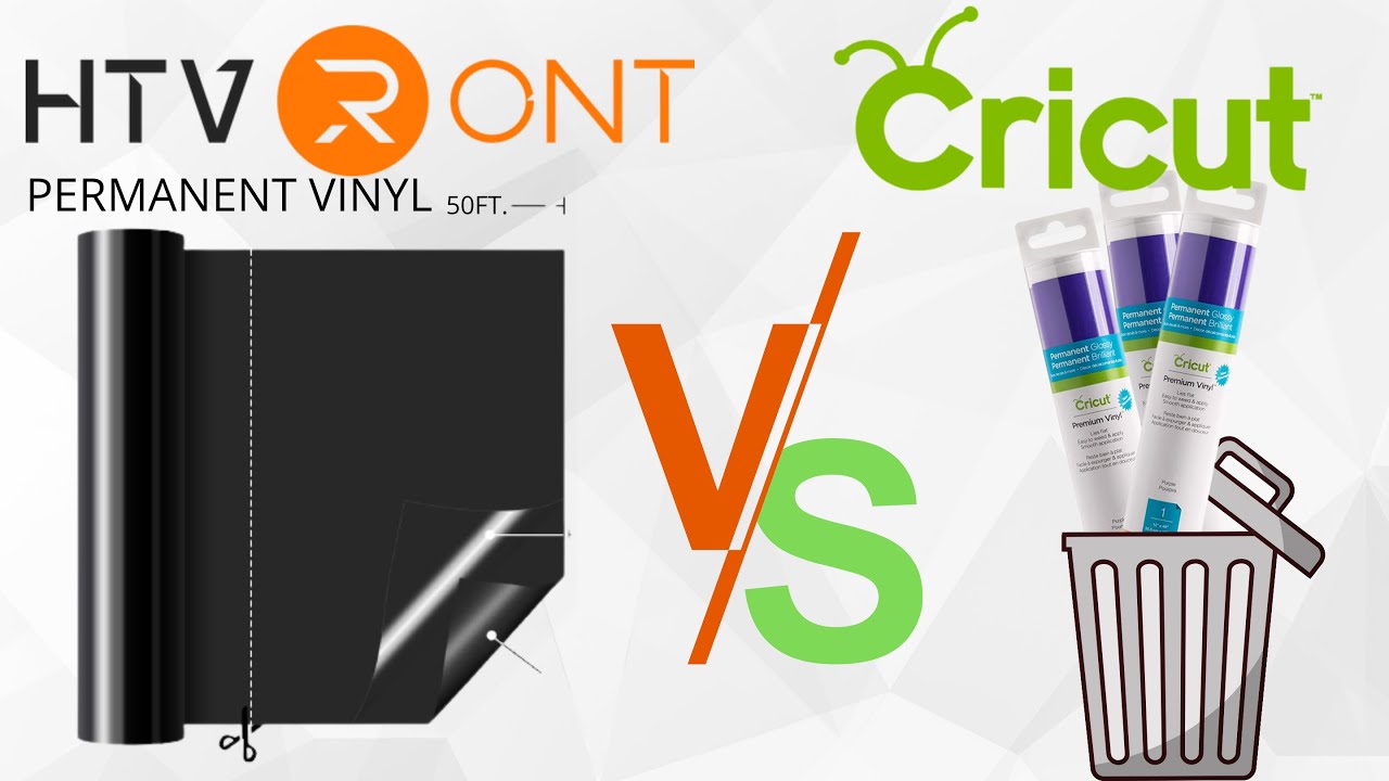SAVE $90+ ON VINYL | HTV RONT VS CRICUT