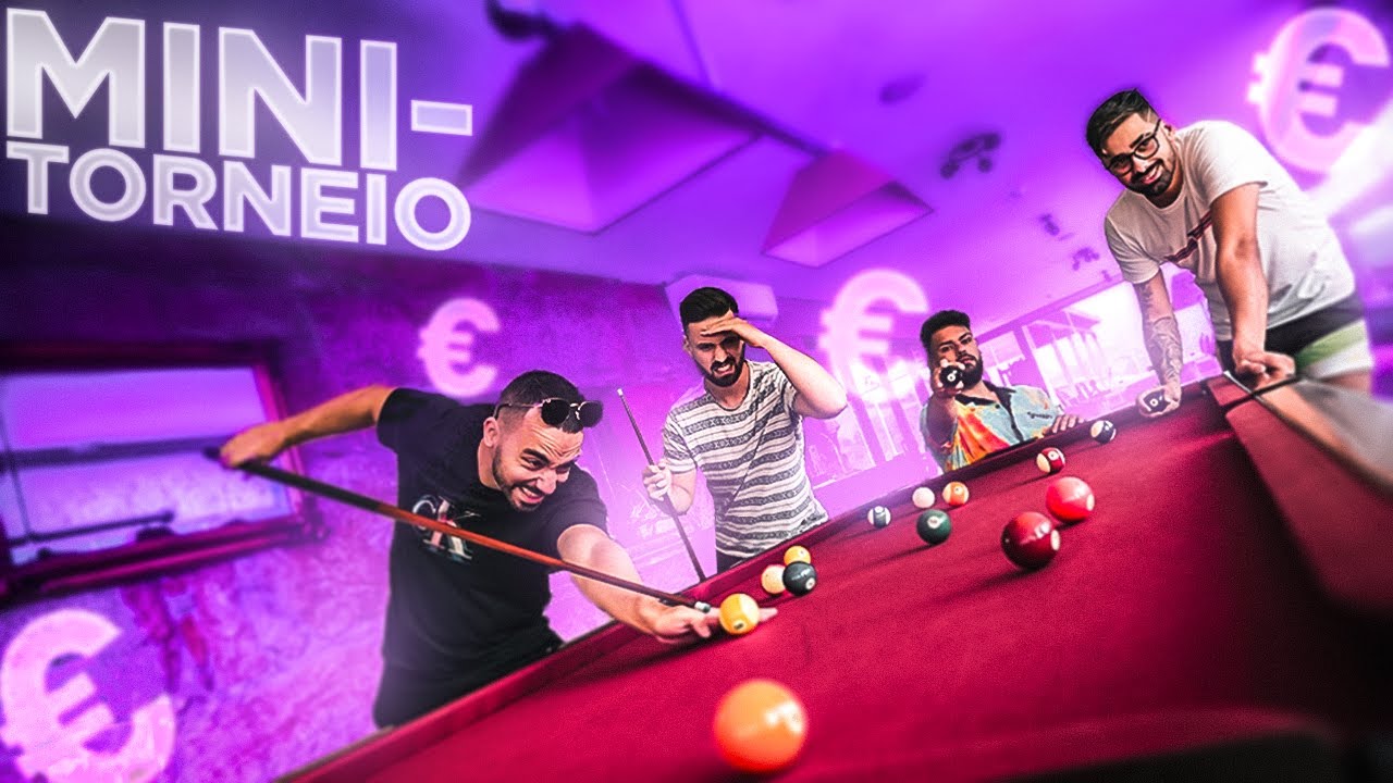 MINI-TORNEIO DE BILHAR NA CASA DE FÉRIAS ! (último vídeo das férias)