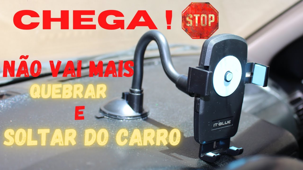 COLOCAR SUPORTE DE CELULAR PARA NÃO CAIR- Como colocar suporte veicular para não soltar e cair mais.