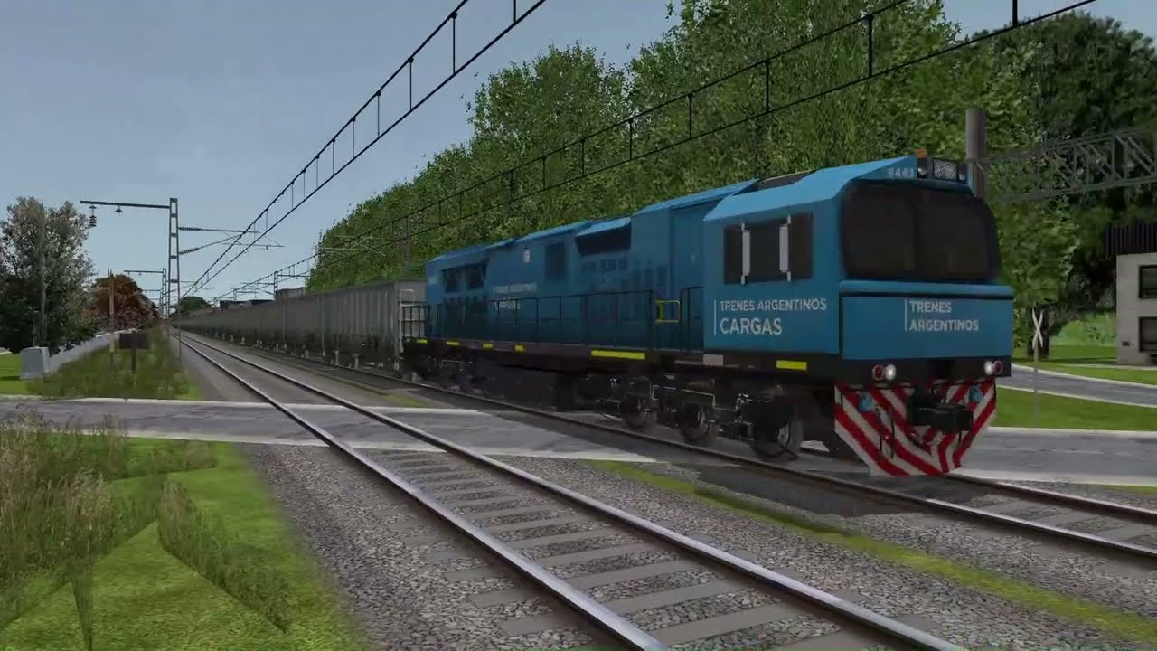 Open Rails- El Carbonero cargado a La Plata 