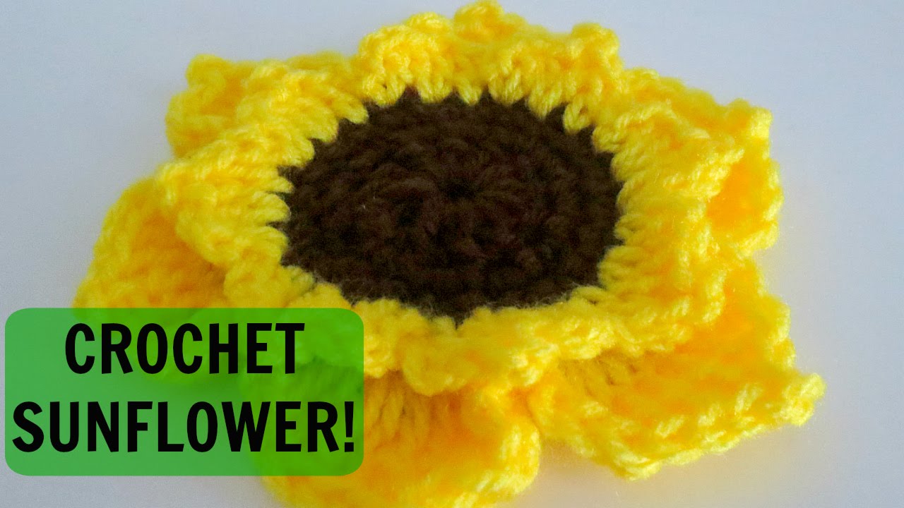 Crochet Sunflower Tutorial