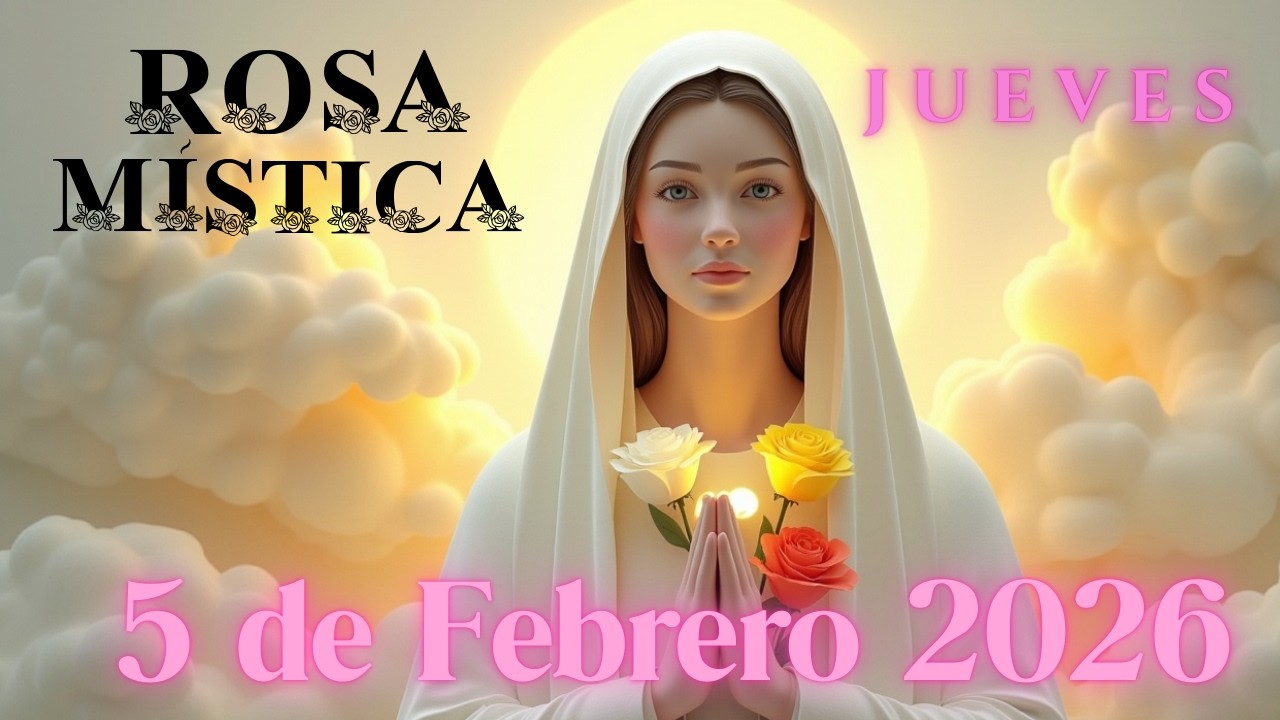 Rosario a María Rosa Mística,  JUEVES 5 DE FEBRERO 2026 #rosamistica  #santorosario #jueves