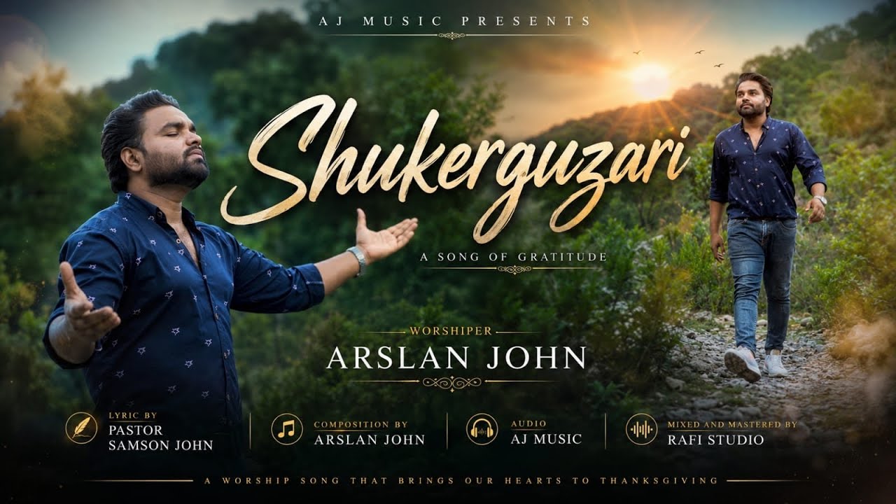 Shukar Guzari ll Arslan John ll New Masihi Geet 2022 ll karday Rawan Gay Teri Shukar Guzari ll