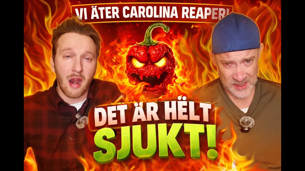 Vi äter Carolina Reaper, 2,2 miljoner scoville