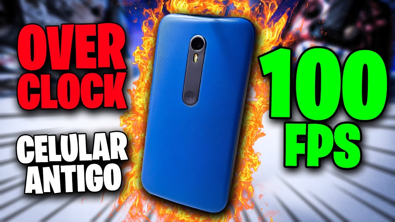 FIZ OVERCLOCK NO CELULAR FRACO DE 10 ANOS ATRÁS! RODOU TUDO LISO???