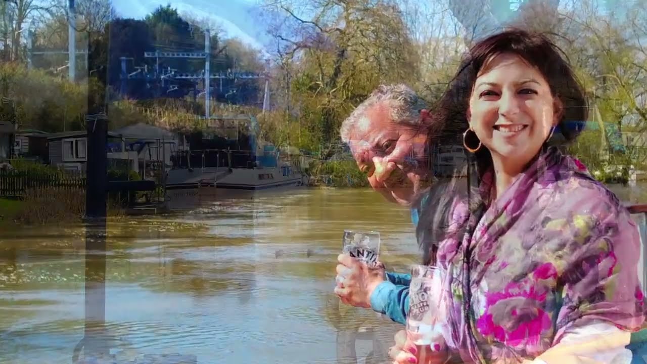 Boat trip down the Thames River in Reading UK.