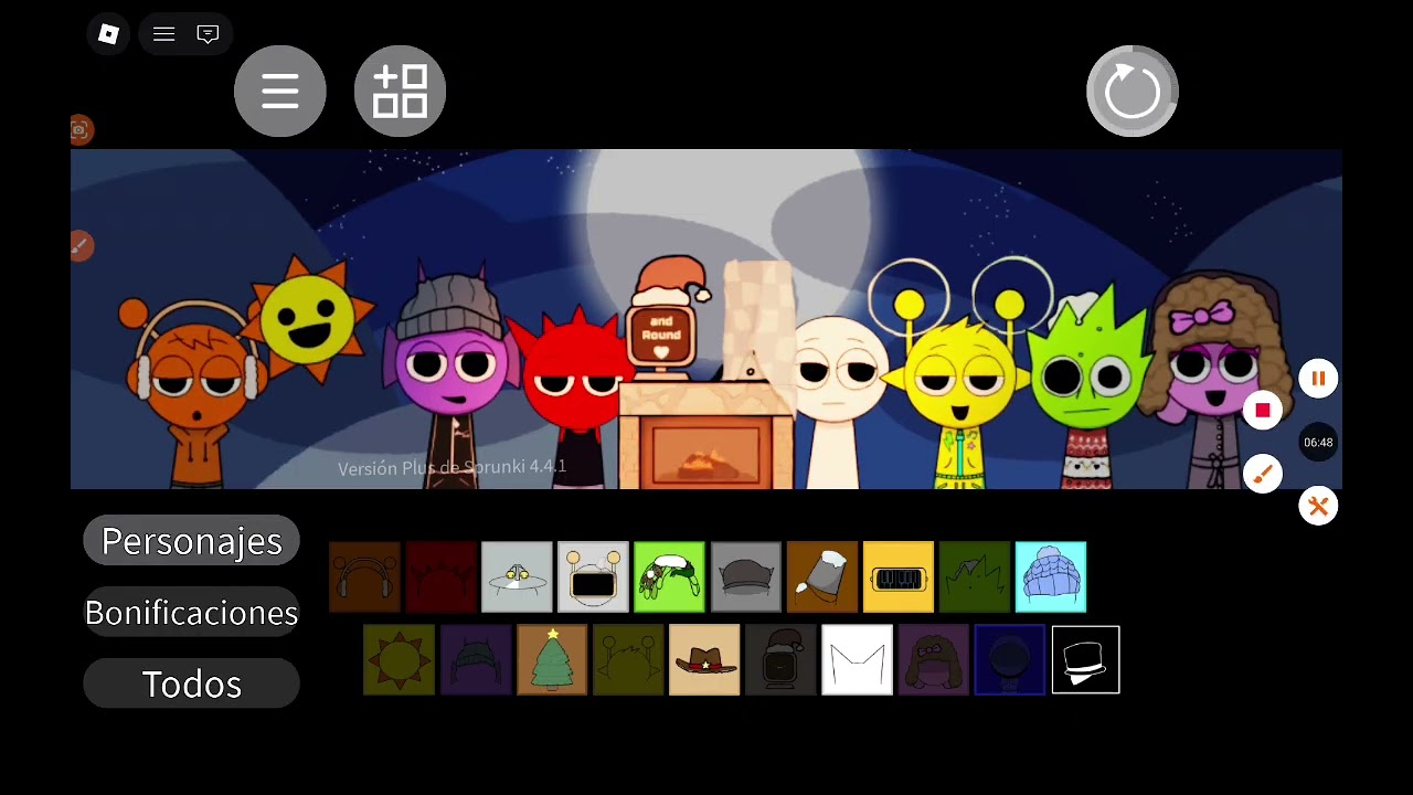 Juego sprunki de navidad (fue increible)