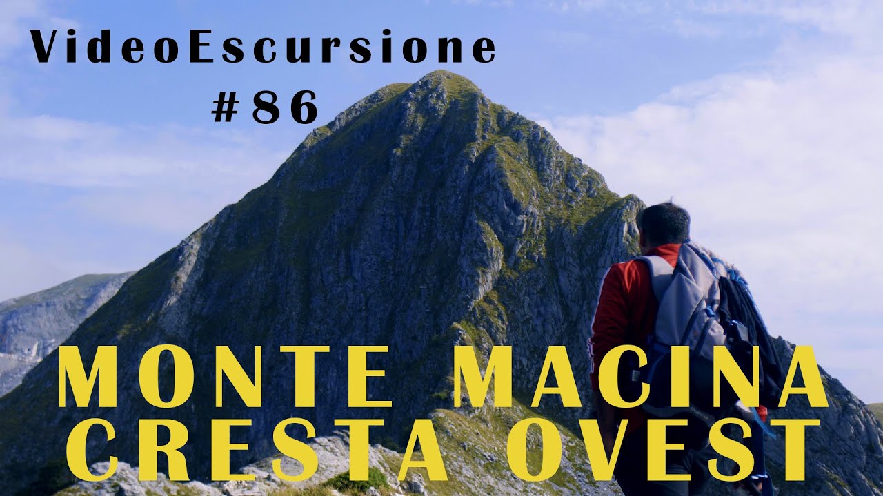 Monte Macina - Cresta ovest 4k - VideoEscursione #86