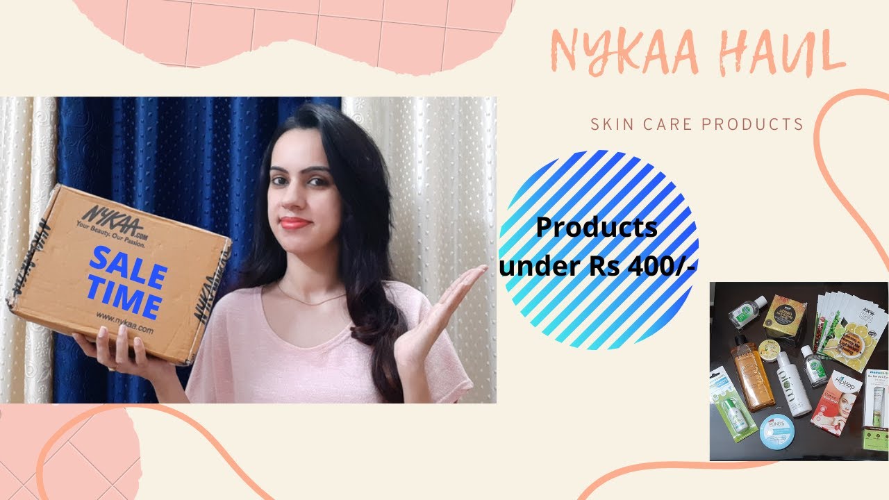 NYKAA Haul | Sale Time (Start at Rs 30/-) | Skin care & other products {MAMAEARTH, WOW, PONDS, PLUM}